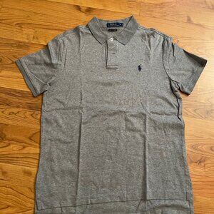 Grey Ralph Lauren Polo shirt - Medium